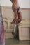 Artist\'s Hand Holding Paintbrush