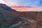 Artist`s Palette area at sunrise.Death Valley National Park.California.USA