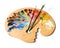 Artist\'s Palette and Brushes