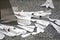 Artist’s paper airplane installation in the military community