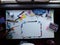 Artist Working From Home Workstation with Square outline of paint