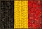 Artistic Belgium flag