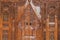 Artistic and classy Carved and carved patterns on the walls and windows of Indonesian wooden houses