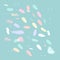 Artistic Confetti Pattern