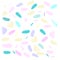 Artistic Confetti Pattern