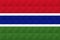 Artistic flag of Gambia
