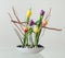 Artistic Flower Arrangement with Colorful Tulips