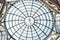 Artistic glass ceiling in Galleria Vittorio Emanuele II in Milan