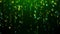 Artistic Green Colorful Abstract Shiny Glitter Islam Crescent Moon And Star Symbol Confetti Shapes Falling Rain Animation