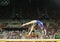 Artistic gymnast Aliya Mustafina of Russian Federation competes on the balance beam at women`s all-around gymnastics at Rio 2016