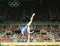 Artistic gymnast Aliya Mustafina of Russian Federation competes on the balance beam at women`s all-around gymnastics at Rio 2016