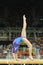 Artistic gymnast Aliya Mustafina of Russian Federation competes on the balance beam at women`s all-around gymnastics at Rio 2016