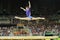 Artistic gymnast Aliya Mustafina of Russian Federation competes on the balance beam at women`s all-around gymnastics at Rio 2016