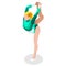 Artistic Gymnastics Floor Exercise Summer Games Icon Set.