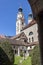 Artistic image of Brixen cathedral in South Tyrol, Italy