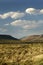 artistic landscape of macro detail, field, clouds and vast views of nature