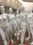 Artistic looking group of standard mannequins