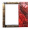 Artistic metal sculptural frame