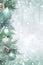 Artistic mockup with a tranquil watercolor pastel Christmas background