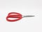 Artistic Red Scissor for Paper Craft Cutting in White Isolated Background 07