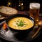 Artistic Soup And Beer: A Schlieren Photography Inspired Culinary Delight