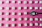 ArtIstic sugar cube pattern on pink background