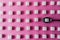 ArtIstic sugar cube pattern on pink background
