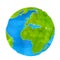 Artistic vector illustration of Earth globe