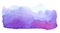 Artistic watercolor creative blue violet brush stroke