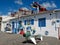 Artistic and weird well decorated house on the beach