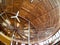 Artistic wooden ceiling