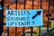 Artists Studio sign