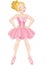 Ð¡artoon beautiful magic cute Ballerina