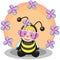 Ð¡artoon bee