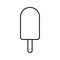 Artoon Ice Lolly Icon Isolated On White Background