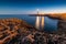 Artrutx Lighthouse in Minorca, Spain