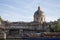 Arts Bridge Pont des Arts with the Institute of France in Paris, France