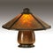 Arts and Crafts Mica Shade Table Lamp