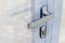 Artwork illustration of a Exterior door handle and Security lock