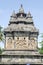 Artwork of Mendut Buddhist temple located near Borobudur in Java