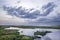 Arugam bay lagoon landscape, Sri Lanka