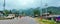 Arunachal natural beauty road town people market place .
