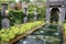 Arundel Castle fountain, Arundel, West Sussex, UK