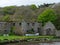 The Arundel grain store, shore of Clonakilty Bay. An stone building. Historical monument. Tourist attractions in Ireland