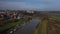 Arundel in Southern England aerial video