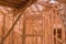 As part of the construction of a newly constructed stick house, you will need to construct wooden roof rafters, and