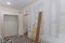 As part of the newly constructed house construction, the plastering and drywall have been completed and it is now ready