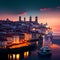 As you approach the city of Porto, you are greeted by a captivating skyline