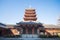 Asakura - Japan , 18 February 2016 :: fifth floor red pagoda at