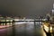 Asakusa dori bridge for crossing sumida river in night view.